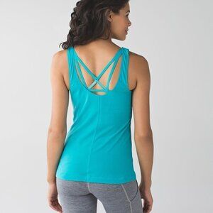 NWOT Lululemon Sweaty Endeavor Tank Peacock Blue Size 6